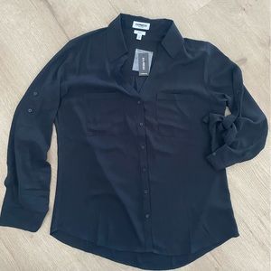 Black express portofino shirt